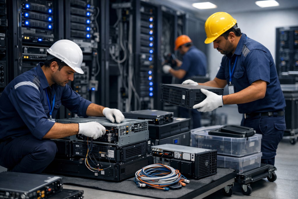 Server & IT Equipment Dismantling in Delhi NCR: Secure, Safe, and Sustainable Solutions for Businesses